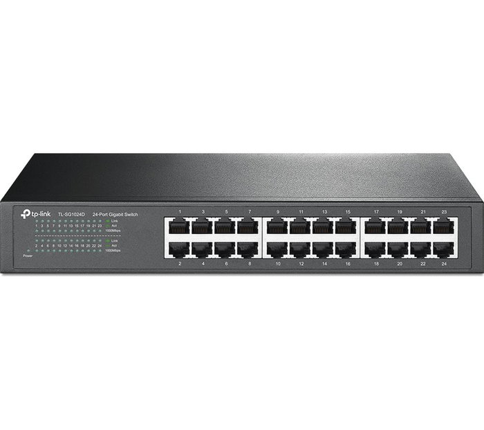 TP-Link TL-SG1024D Switch Gigabit de 24 Puertos Gris TP-Link TL-SG1024D Switch Gigabit de 24 Puertos Gris